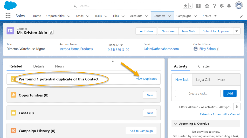 How To Merge Contacts In Salesforce SalesForce FAQs
