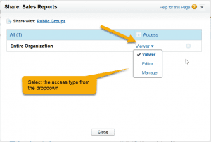 How to Share a Report in Salesforce - SalesForce FAQs
