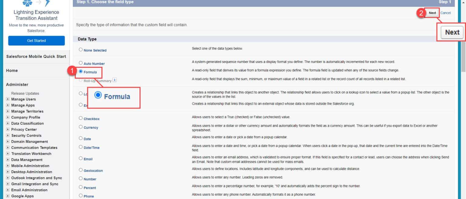 Salesforce formula calculate days between two dates