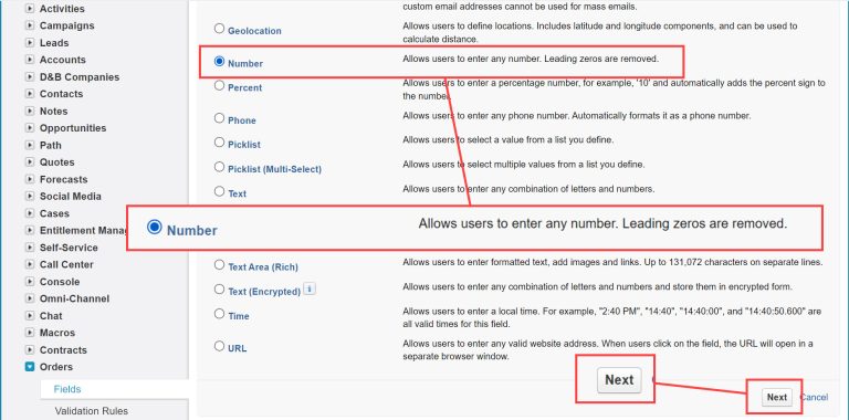Numeric Field Types Salesforce Number Field - SalesForce FAQs