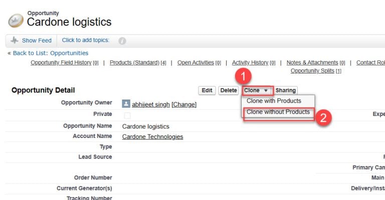 How to Clone Opportunity in Salesforce - SalesForce FAQs