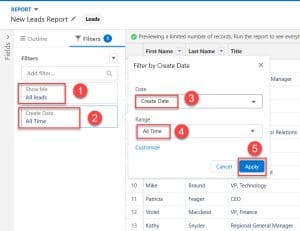 How to Create Salesforce Report Group by Week And Quarter