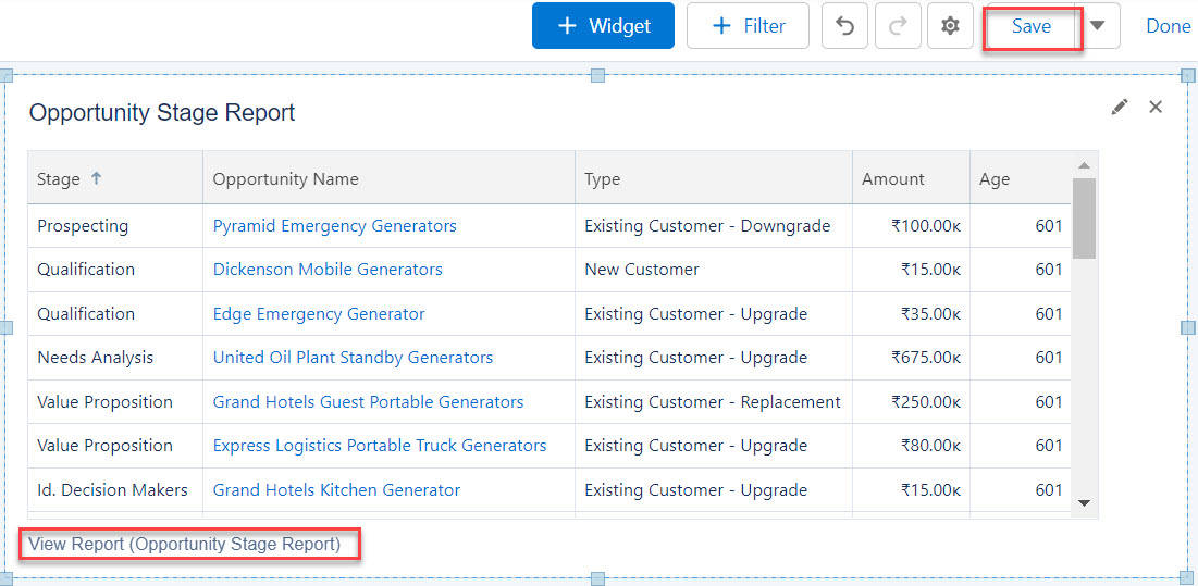 Lightning Table Dashboard Component in Salesforce - SalesForce FAQs