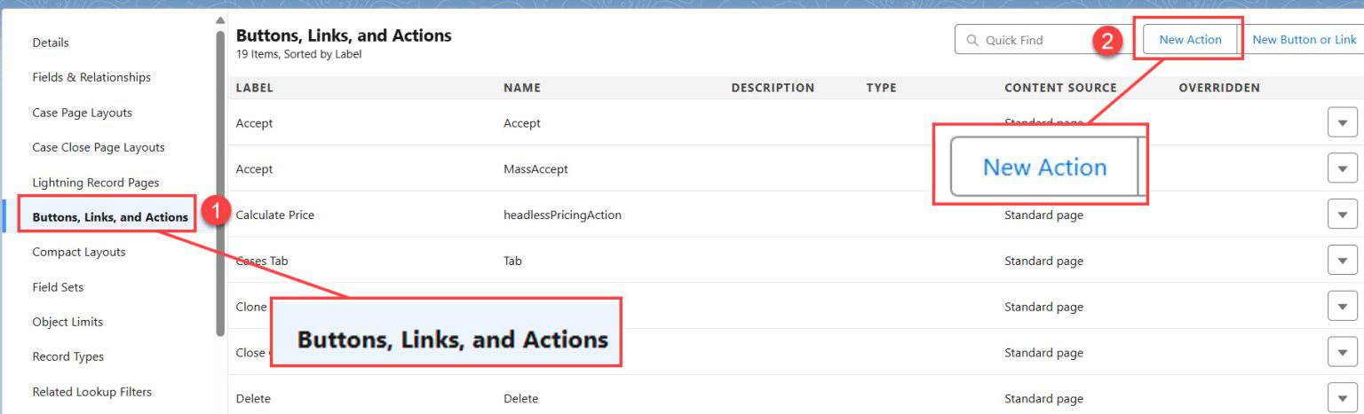 How to Create Quick Actions in Salesforce - SalesForce FAQs