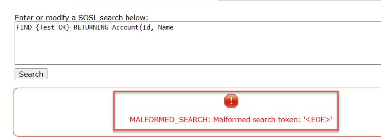 Salesforce SOQL and SOSL Limits for Search Queries - SalesForce FAQs