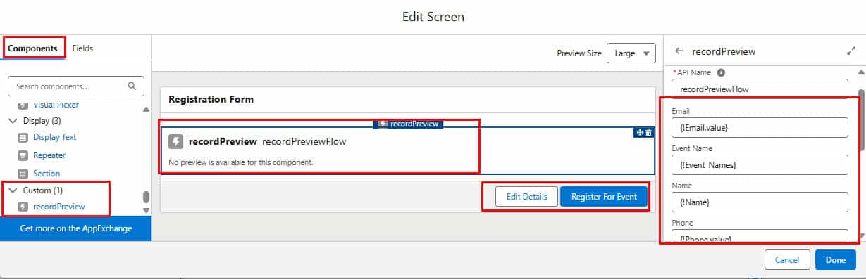 Build a Record Preview Page in Salesforce Screen Flow Using LWC : Shubham