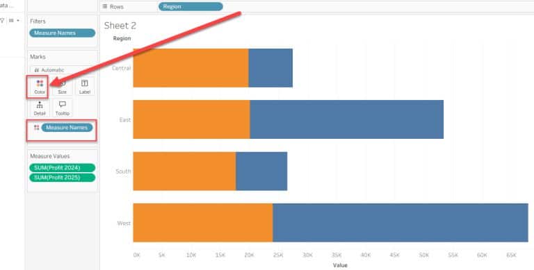 Bar in Bar Chart in Tableau