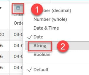 String Data Tableau How to Convert Data Type in Tableau (Complete Guide) - SalesForce FAQs