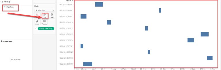 Tableau Gantt Chart With Start and End Date