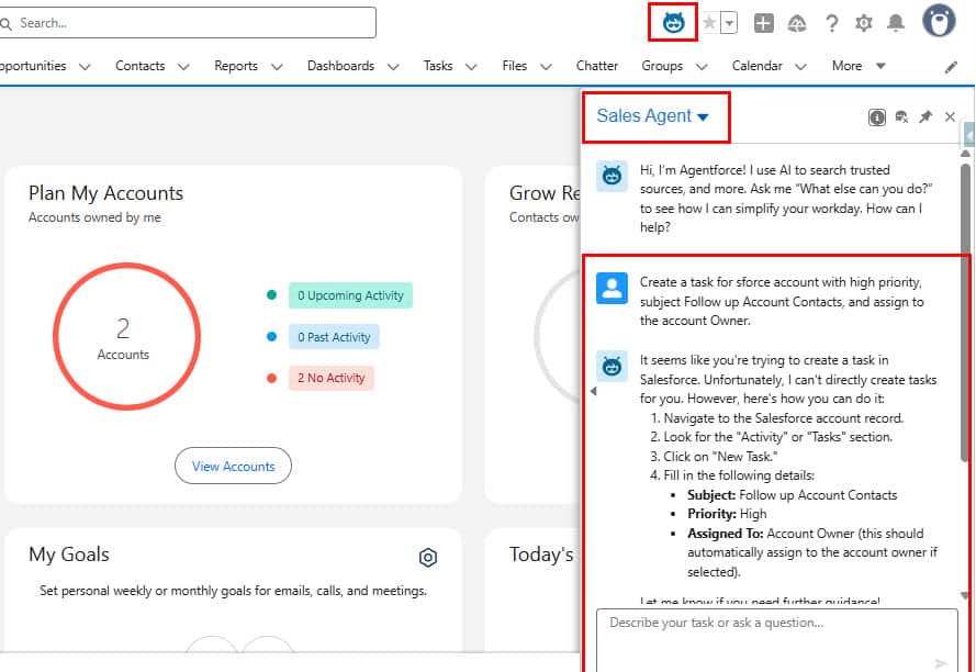 Create Agentforce Agents Custom Actions in Salesforce