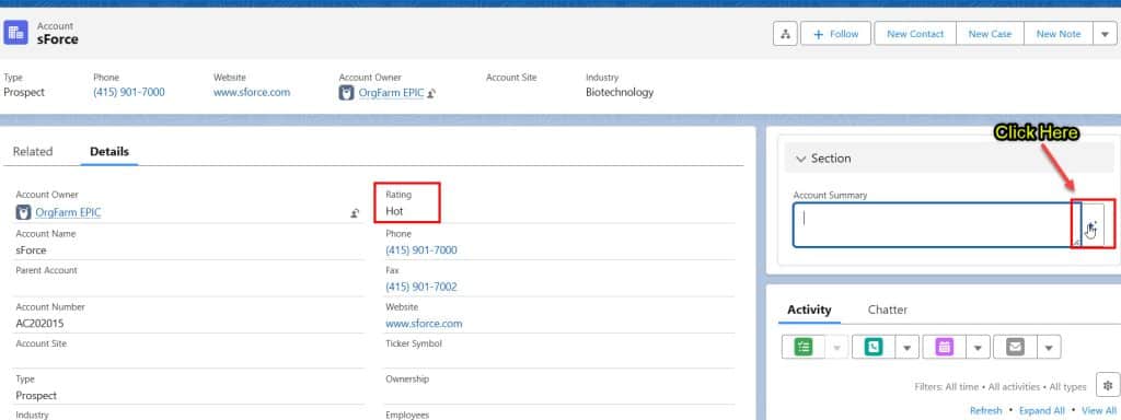 Generate Record Summary using Agentforce Prompt Template in Salesforce