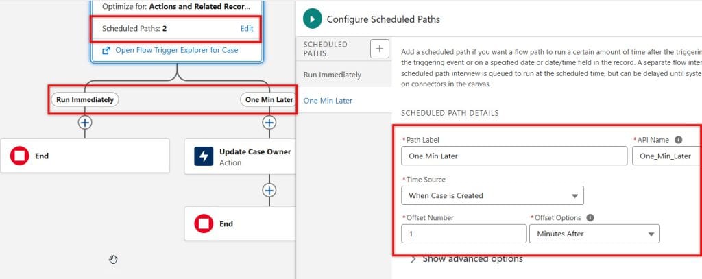 Add Schedule Path in Record Trigger Flow in Salesforce