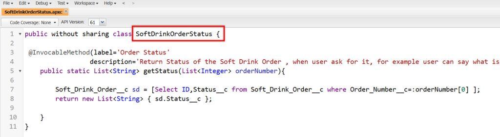Apex Action for AI Agent in Salesforce Agentforce