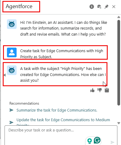 Salesforce Flow used as a custom action for Agentforce agent