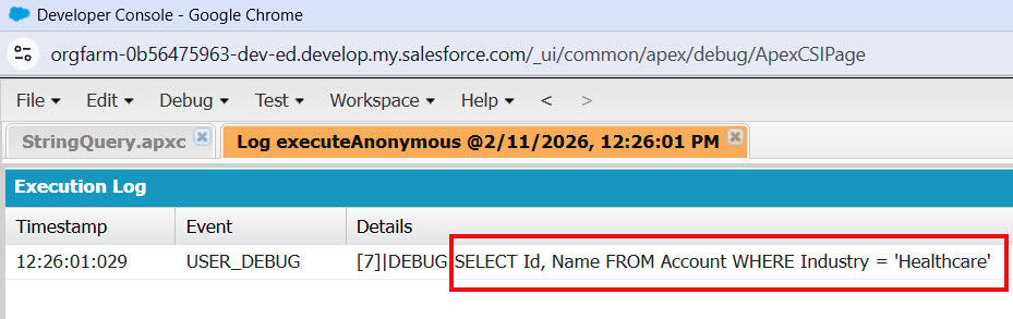 Build Dynamic Queries with Variables in Salesforce Apex