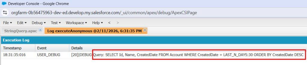 Dynamic SOQL with Date Literals in Salesforce Apex