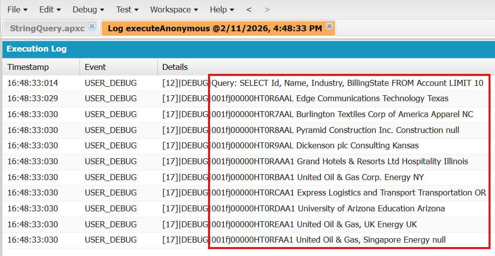 Query Dynamic Field Selection in Salesforce Apex