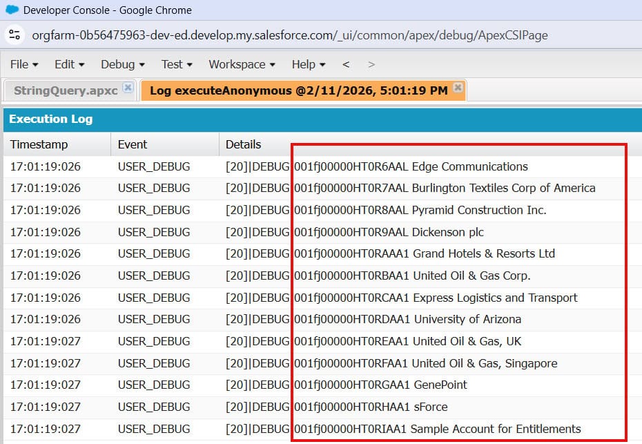 SOQL Injection in Salesforce Apex