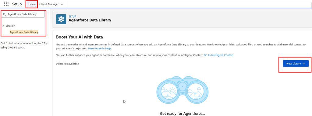 Agentforce Data Library in Salesforce
