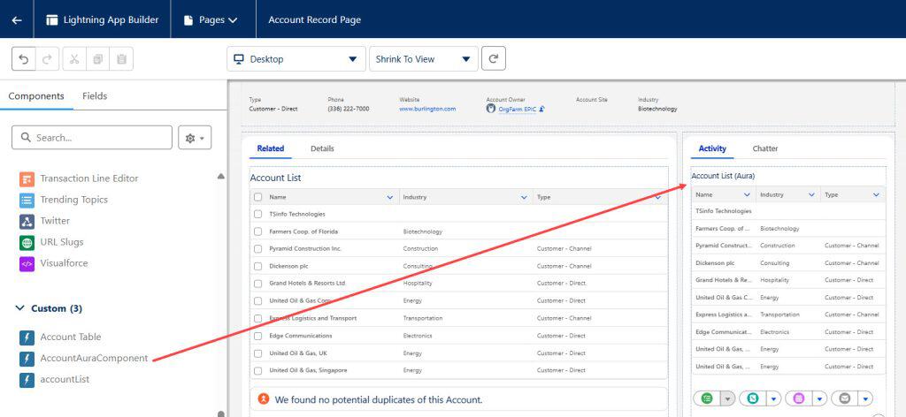 Create an Aura Component in Salesforce