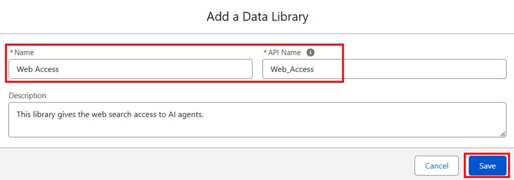 Web Access for AI agents in Salesforce Agentforce