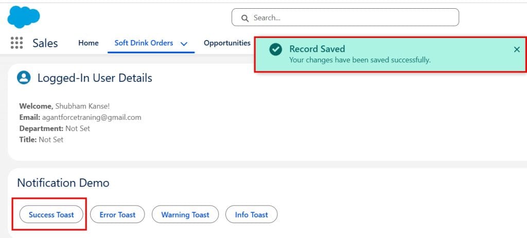 Display Alerts and Notifications in the Salesforce UI Header