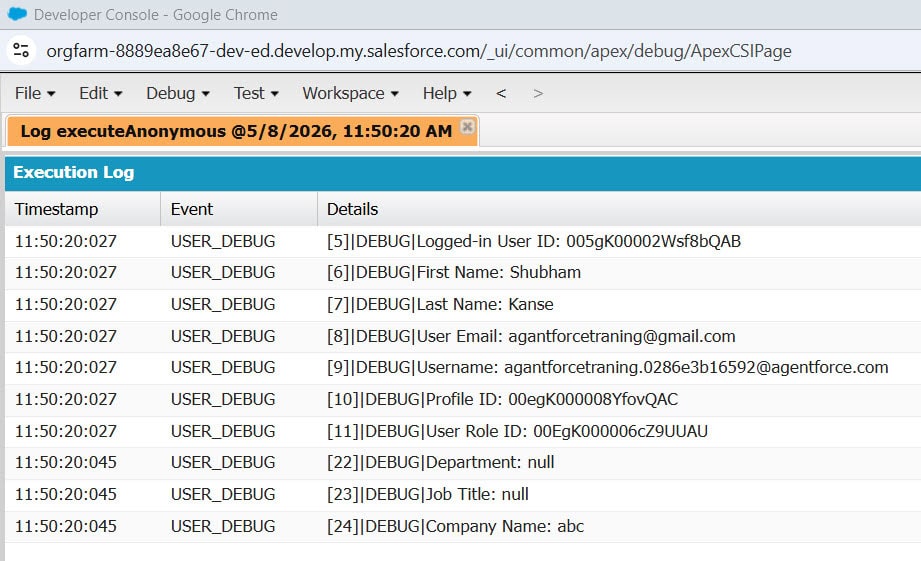 Formula Fields To get user details in Salesforce