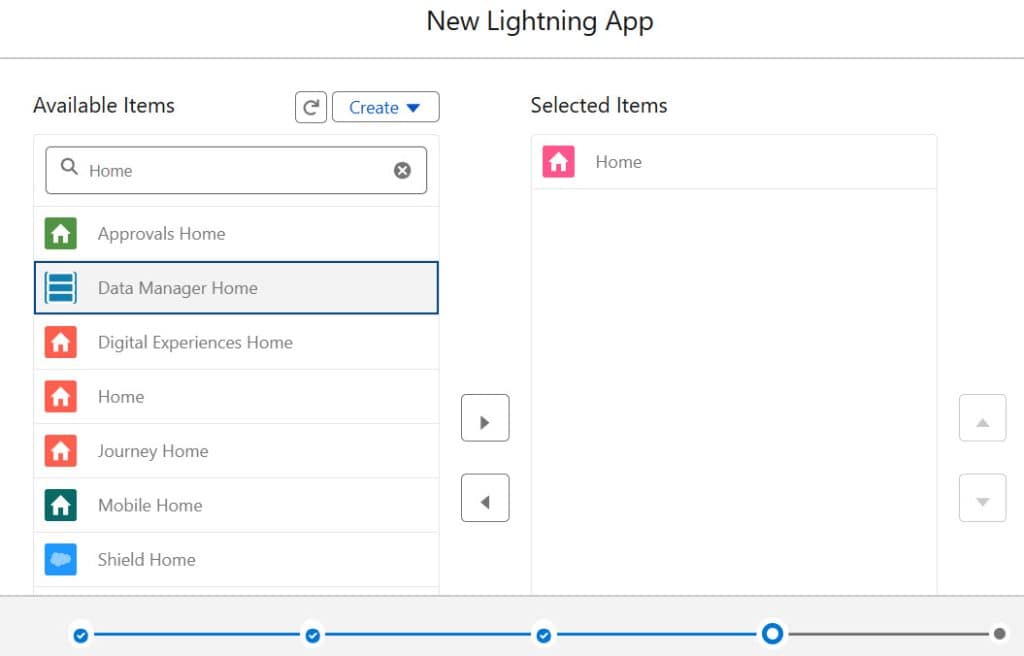 Salesforce Navigation Items