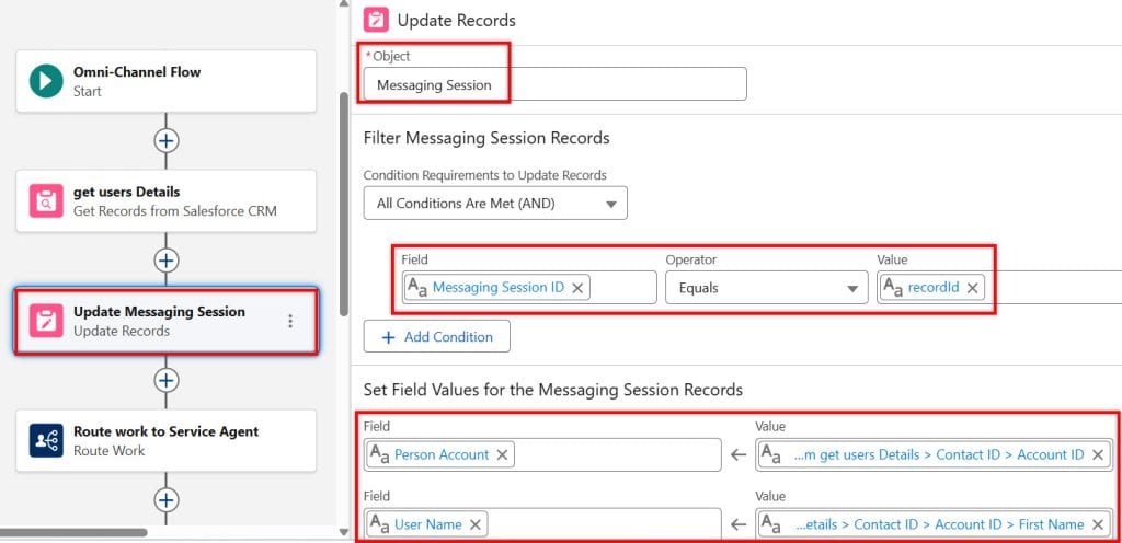 Update Records Element in Salesforce Flows
