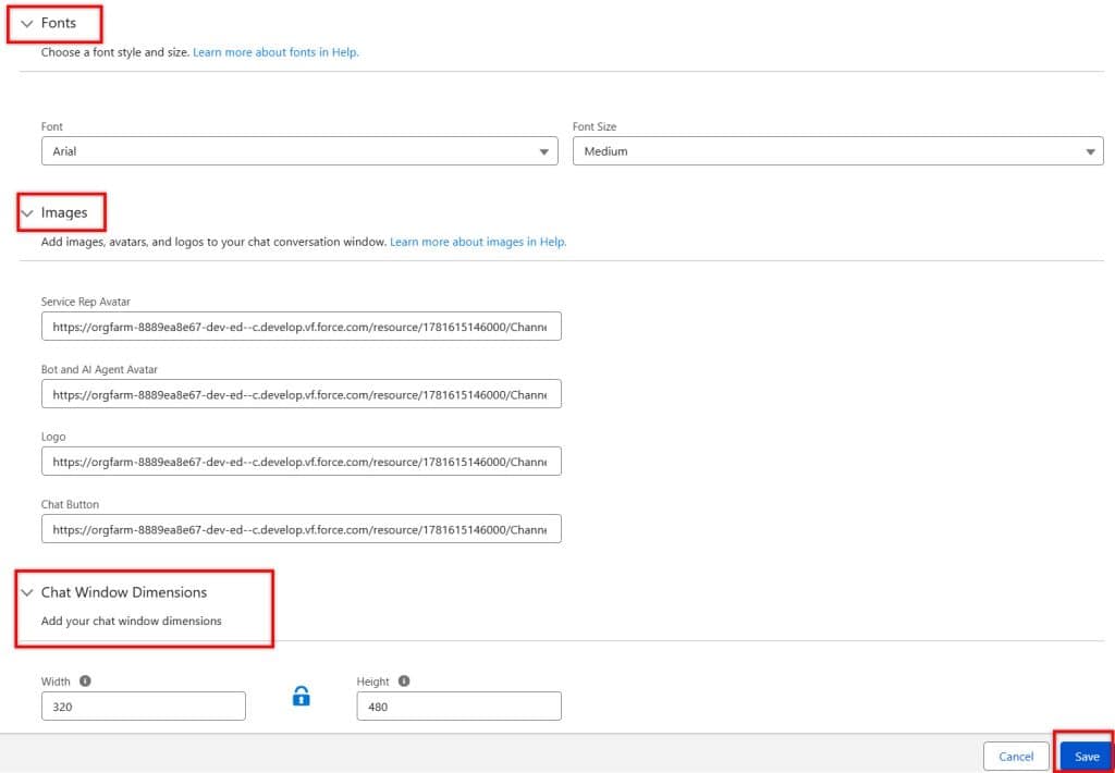 Add Logo to Agentforce Service Agent in Salesforce