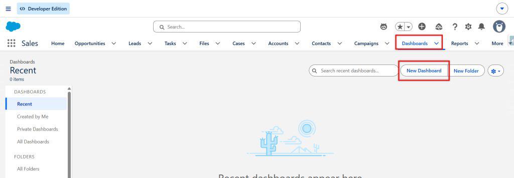 How to Add a Salesforce Report as a Dashboard Component