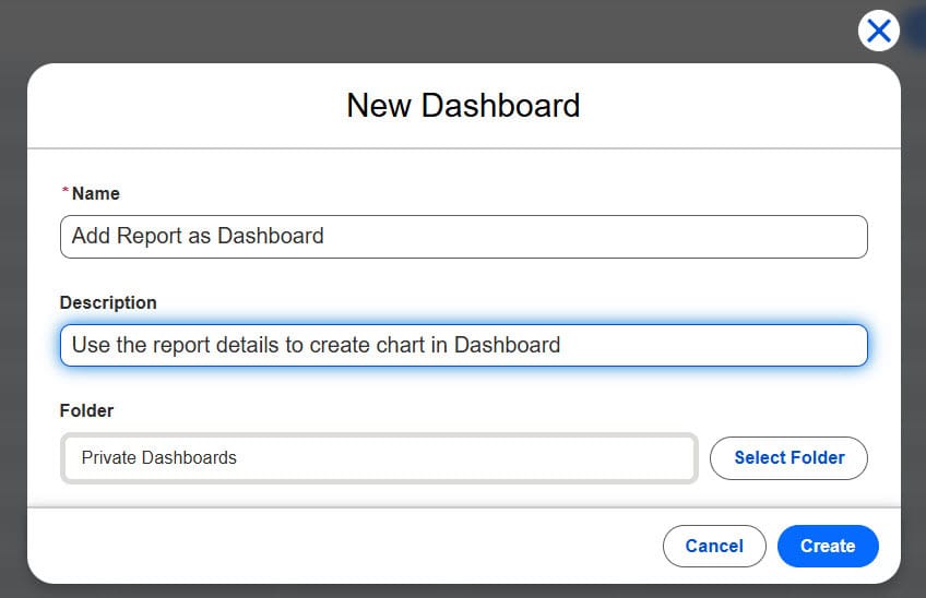 Salesforce New Dashboards with Report Details