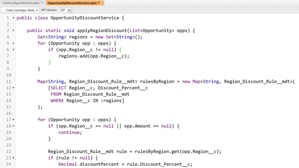 Create an Apex Helper Class in Salesforce