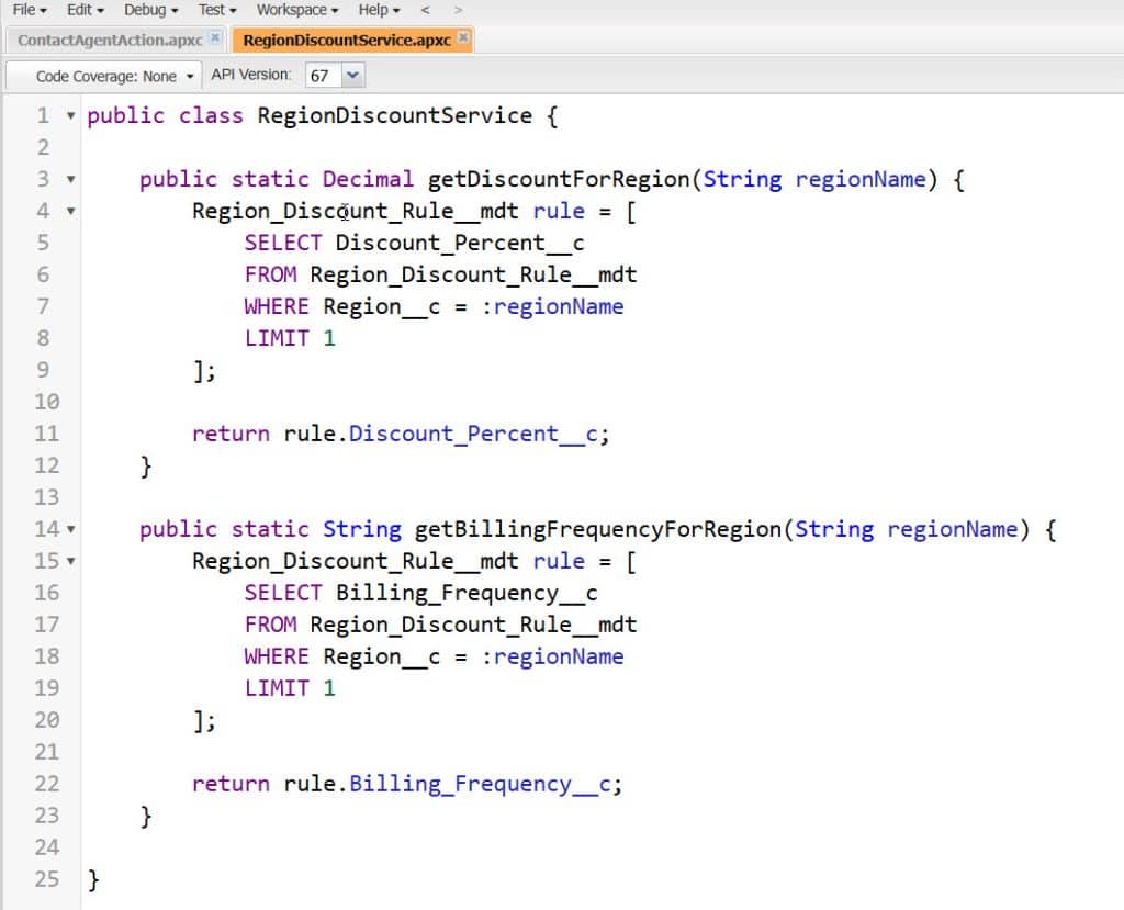 Query Custom Metadata in Salesforce Apex