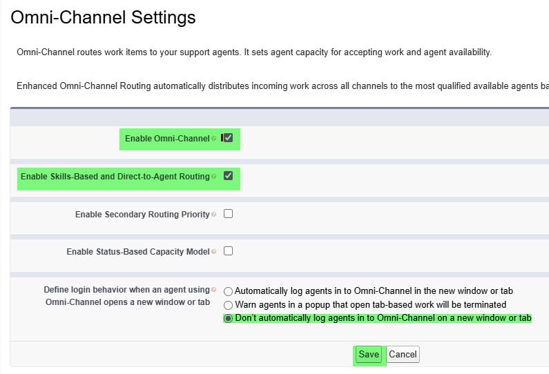 Salesforce Skill Based Routing