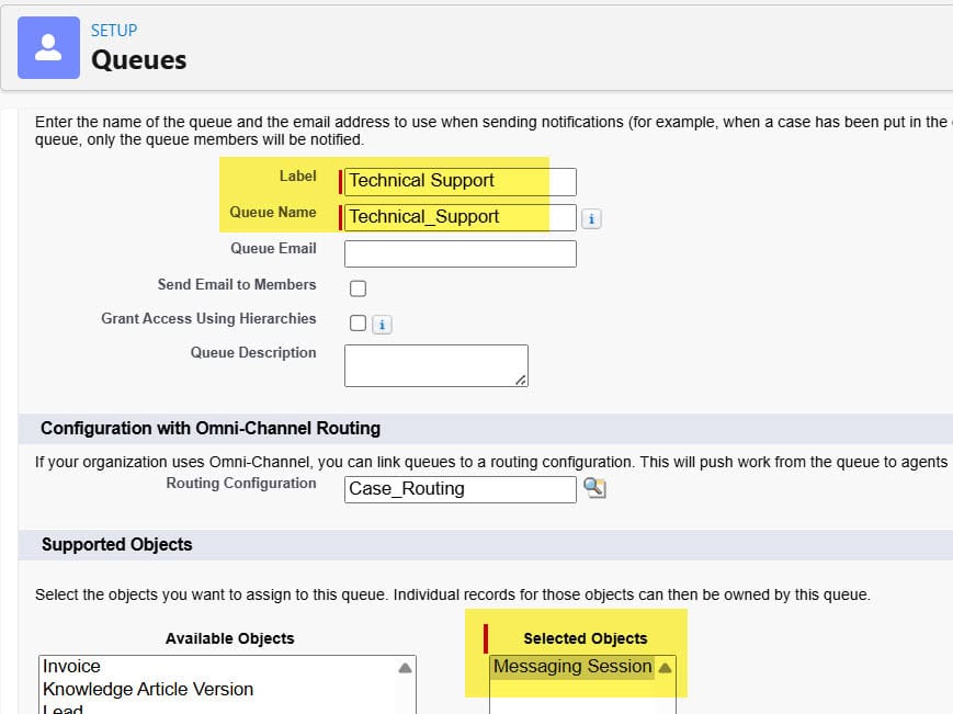 Create Fallback Queue in Salesforce